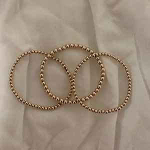 14k gold filled beaded bracelets